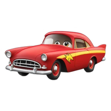 flash macqueen disney voiture rouge sticker