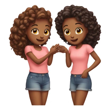 trio-girls-best-friends sticker