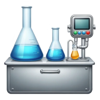 Secretive big lab in a deserted place sticker