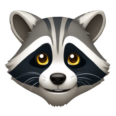 Raccon cry sticker