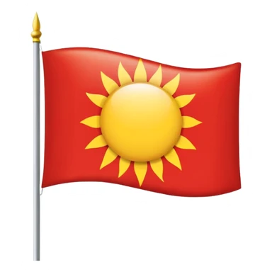 Ezidisch flag as an Emoji sticker