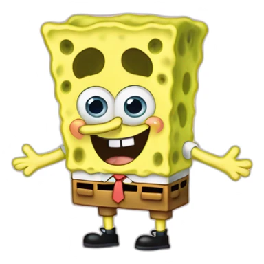 spongebob squarepants with patrick star sticker