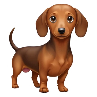 dachshund dog sticker
