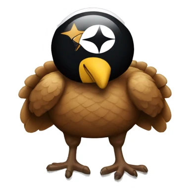 Pittsburgh Steelers Turkey sticker