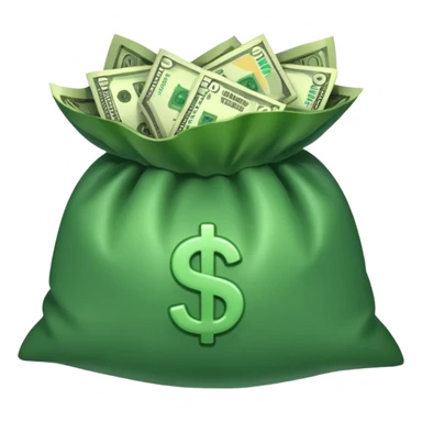 a wad of money without a bow sticker