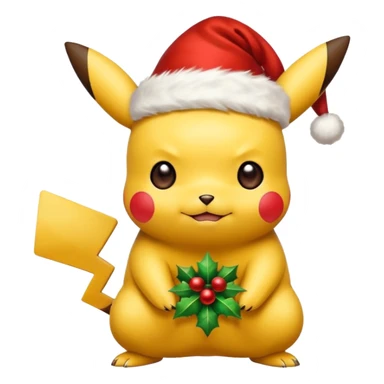 Pikachu de natal sticker