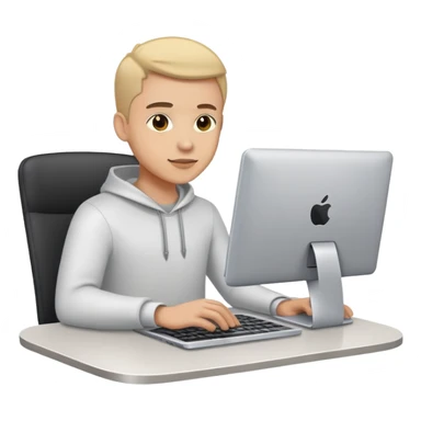 guy who coded with laptop and monitor sticker