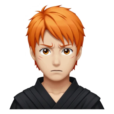 fait moi un emoji de Ichigo Kurosaki sticker
