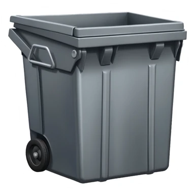 empty closed dumpster emoji sticker