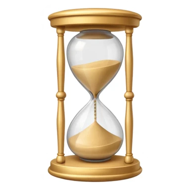 sand-clock sticker