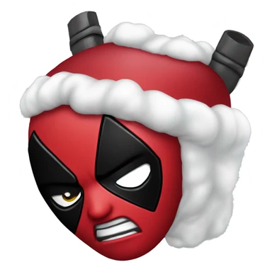 Deadpool with my face sticker