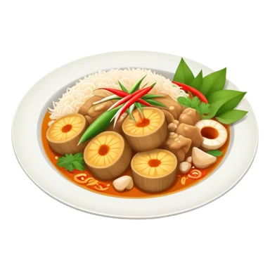 Thai food sticker