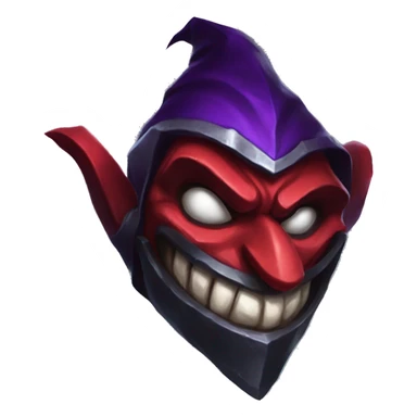 shaco from league of legends sticker
