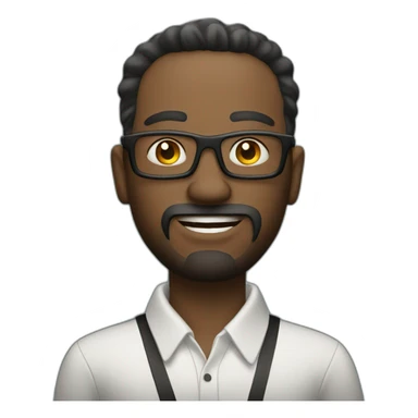 A white Man playing billard sticker