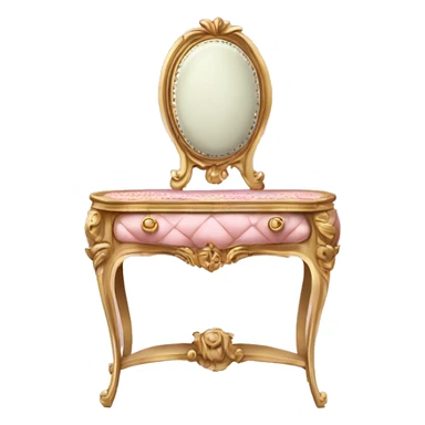 Marie Antoinette style furniture sticker