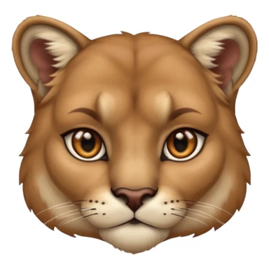 Cute Cougar sticker