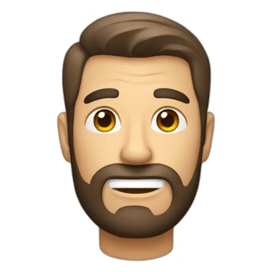 icono de hombre cansado sticker