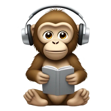 Snow monkey at concert sticker