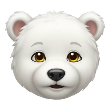 White bear babies sticker