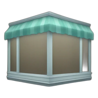 Storefront window glass sticker