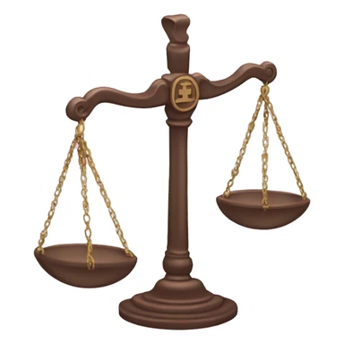 Pink scale of justice sticker