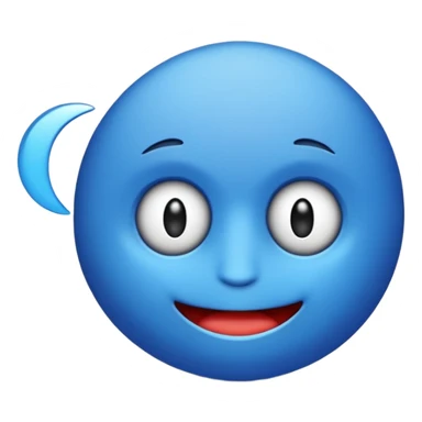 O inima mov,cu trecere spre albastru deschis si coada de drac! sticker