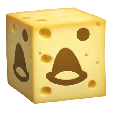 a block of cheese playing call of duty sticker