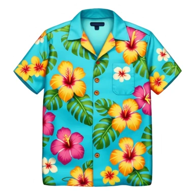hawaiian shirt sticker