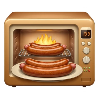 sausage microwave sticker