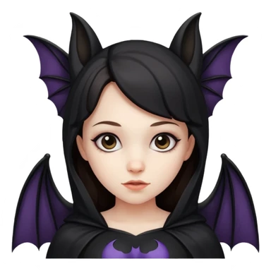 Vampir, Girl, Bat sticker