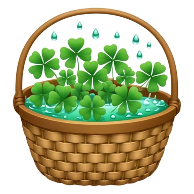 clover grain baskey sticker