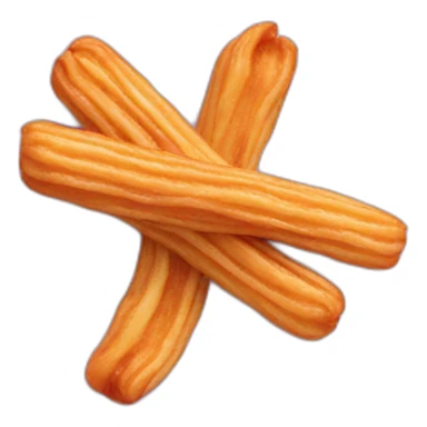 churros on a pink plate sticker