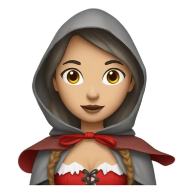 red riding hood sticker