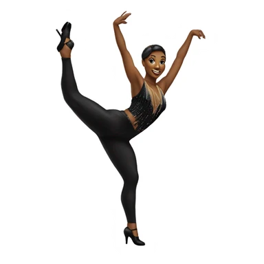  in Chicago all that jazz dancer black sticker