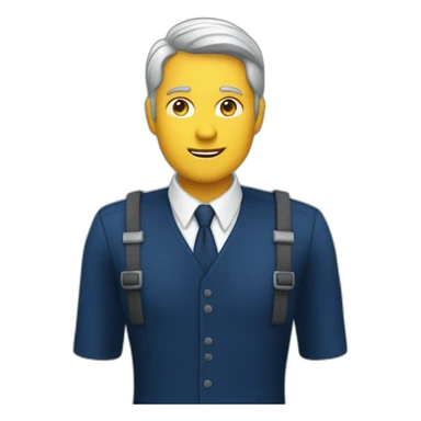 Stakeholder dark blue outfit sticker