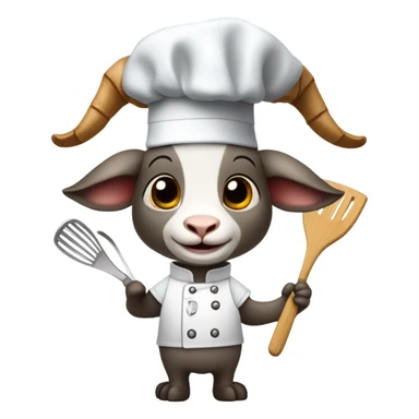 Chef goat sticker