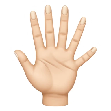 Please create a 3D emoji that shows the number 1 using fingers. I’d like it to resemble the iPhone emoji style! sticker
