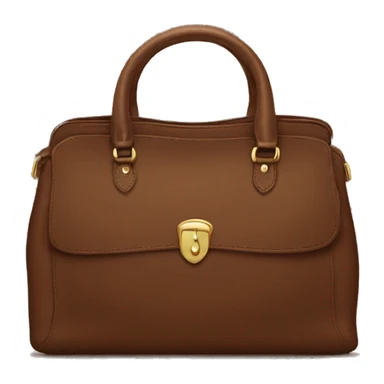 Brown handbag  sticker