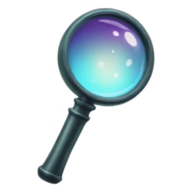 magic magnifying glass sticker