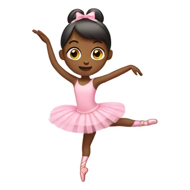 Pink ballerina  sticker