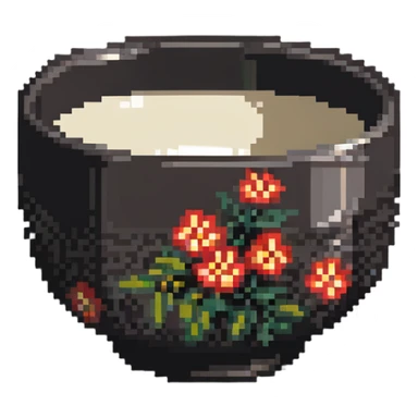 traditional chawan Japanese tea bowl sticker