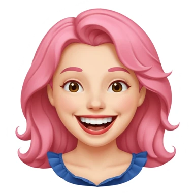 Cocuette laughing big smile sticker