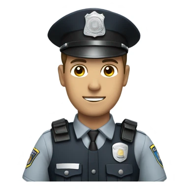 a police man sticker