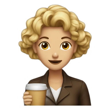 caffeinated rissa sticker