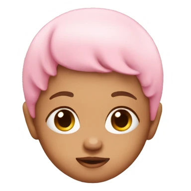 so cute pink baby sticker