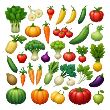 vegetables and fruits sticker