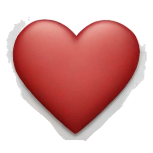 burgundy closed envelope with white heart stamp sticker