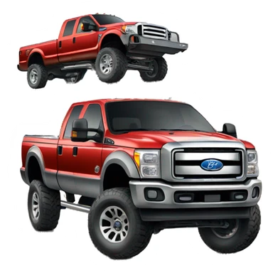 Lifted ford f350 sticker