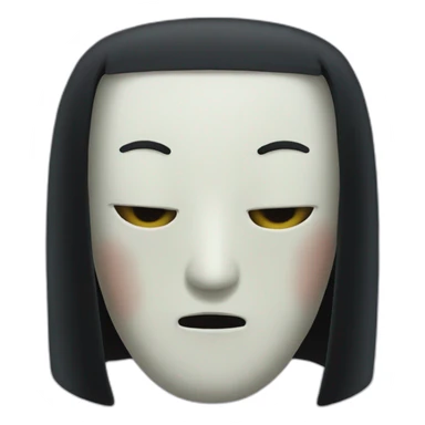 No face spirited away sticker