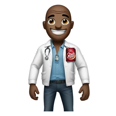 Stitch with a Dr Pepper  sticker